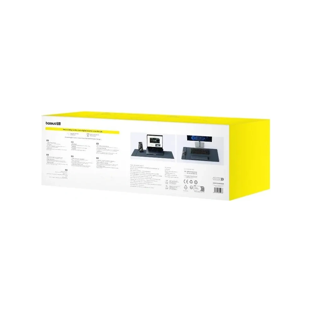 Hurtownia GSM - Baseus MagPro II Schreibtischunterlage mit induktivem Ladegerät (schwarz) - BSU8845 - {ean13} - Hurt