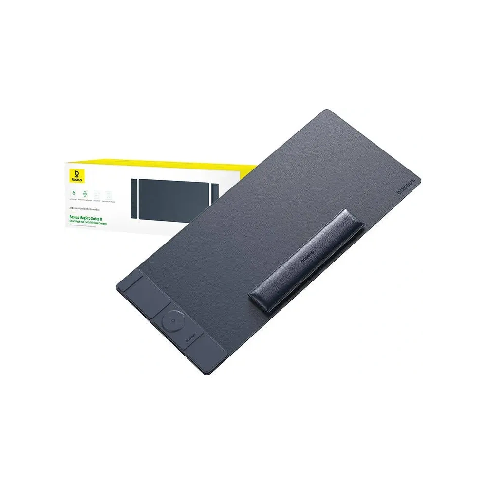 Hurtownia GSM - Baseus MagPro II Schreibtischunterlage mit induktivem Ladegerät (schwarz) - BSU8845 - {ean13} - Hurt