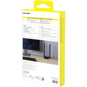 Hurtownia GSM - Baseus FastJoy Adapter WiFi 1800Mbps (schwarz) - BSU8847 - {ean13} - Hurt