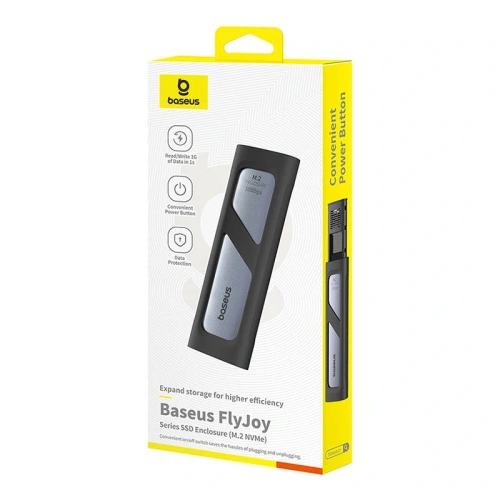 Obudowa dysku SSD Baseus FlyJoy (szary) - Obudowy dysków / pendrive - Baseus