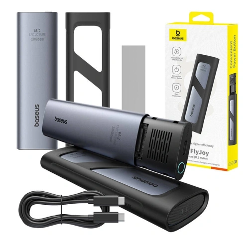 Obudowa dysku SSD Baseus FlyJoy (szary) - Obudowy dysków / pendrive - Baseus