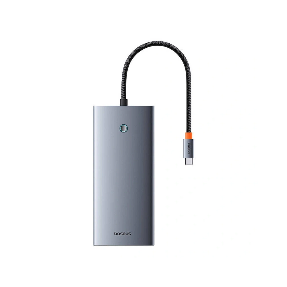 Hurtownia GSM - Baseus PortalJoy adaptor 13in1 USB-C / 2xHDMI, DP, VGA, 2xUSB-C, 3xUSB-A, PD, RJ45, SD/TF, jack 3.5mm (gri) - BSU8849 - {ean13} - Hurt