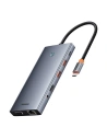Hurtownia GSM - Baseus PortalJoy adaptor 13in1 USB-C / 2xHDMI, DP, VGA, 2xUSB-C, 3xUSB-A, PD, RJ45, SD/TF, jack 3.5mm (gri) - BSU8849 - {ean13} - Hurt