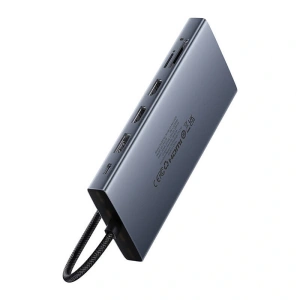 Hurtownia GSM - Baseus PortalJoy 13in1 Adapter USB-C / 2xHDMI, DP, VGA, 2xUSB-C, 3xUSB-A, PD, RJ45, SD/TF, Klinke 3.5mm (grau) - BSU8849 - {ean13} - Hurt