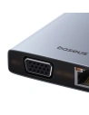 Hurtownia GSM - Baseus PortalJoy adaptor 13in1 USB-C / 2xHDMI, DP, VGA, 2xUSB-C, 3xUSB-A, PD, RJ45, SD/TF, jack 3.5mm (gri) - BSU8849 - {ean13} - Hurt