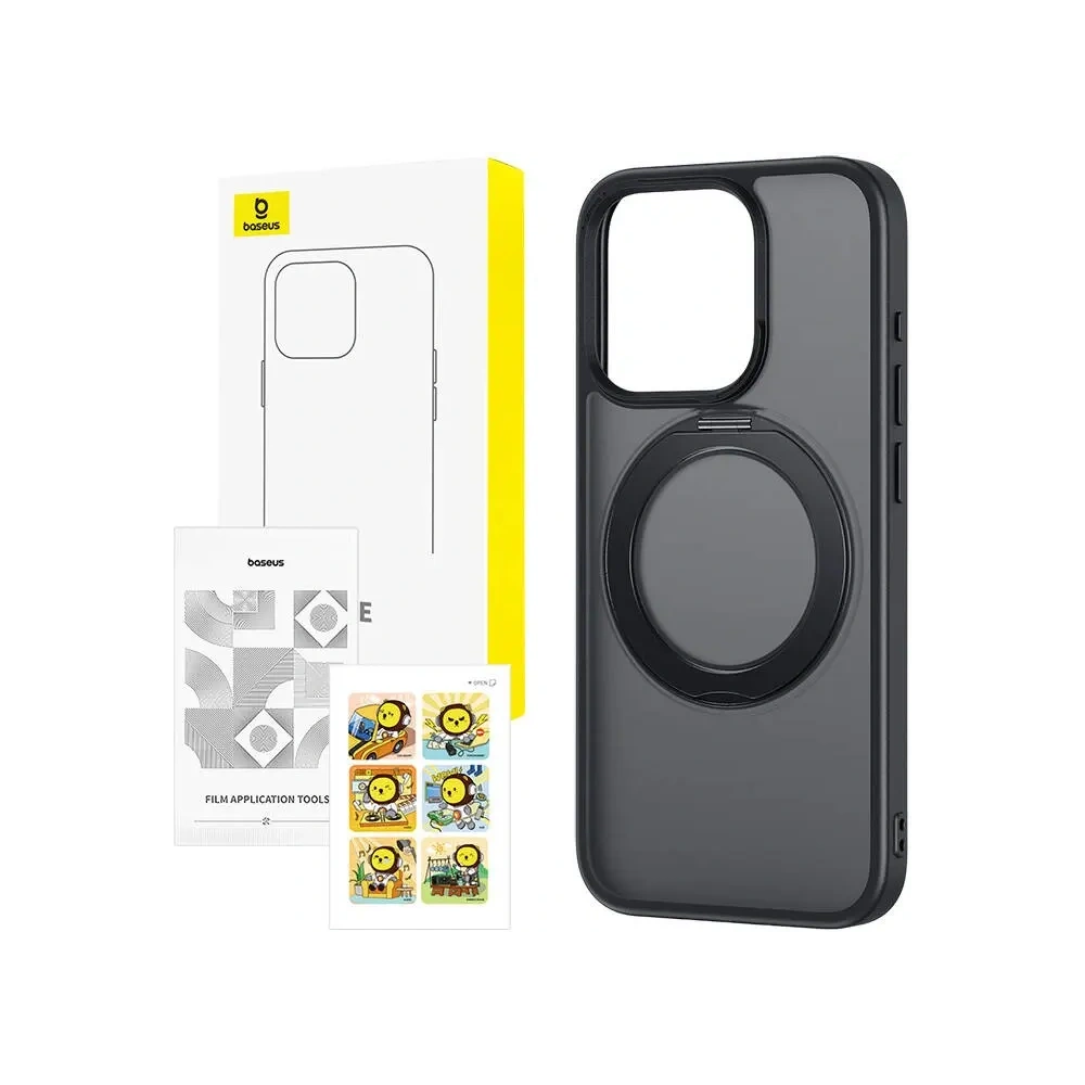 Hurtownia GSM - Baseus SkyRing 360° MagSafe Apple iPhone 13 / 14 (negru) - BSU8860 - {ean13} - Hurt