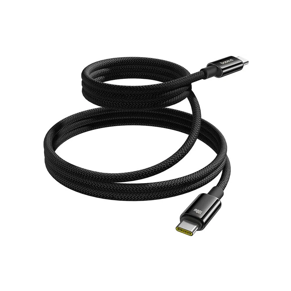 Hurtownia GSM - Baseus Tungsten Gold USB-C / USB-C Kabel 100W 1m (schwarz) - BSU8864 - {ean13} - Hurt