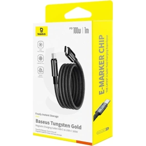 Hurtownia GSM - Baseus Tungsten Gold USB-C / USB-C kabel 100W 1m (černý) - BSU8864 - {ean13} - Hurt