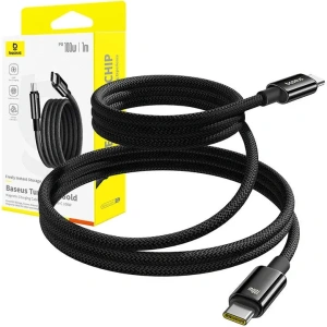 Hurtownia GSM - Baseus Tungsten Gold USB-C / USB-C Kabel 100W 1m (schwarz) - BSU8864 - {ean13} - Hurt