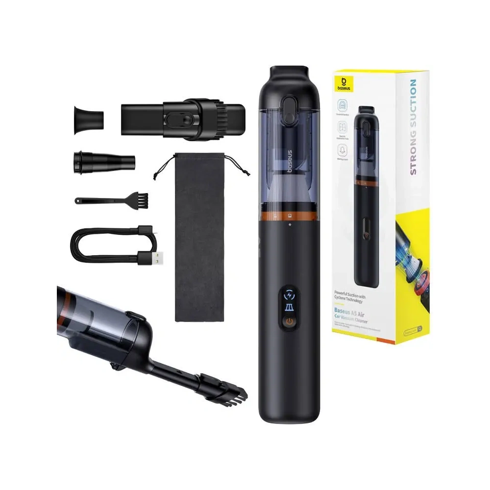 Wholesale Baseus A5 Air 12000Pa car hoover (black) - BSU8865 - {ean13} - Hurt