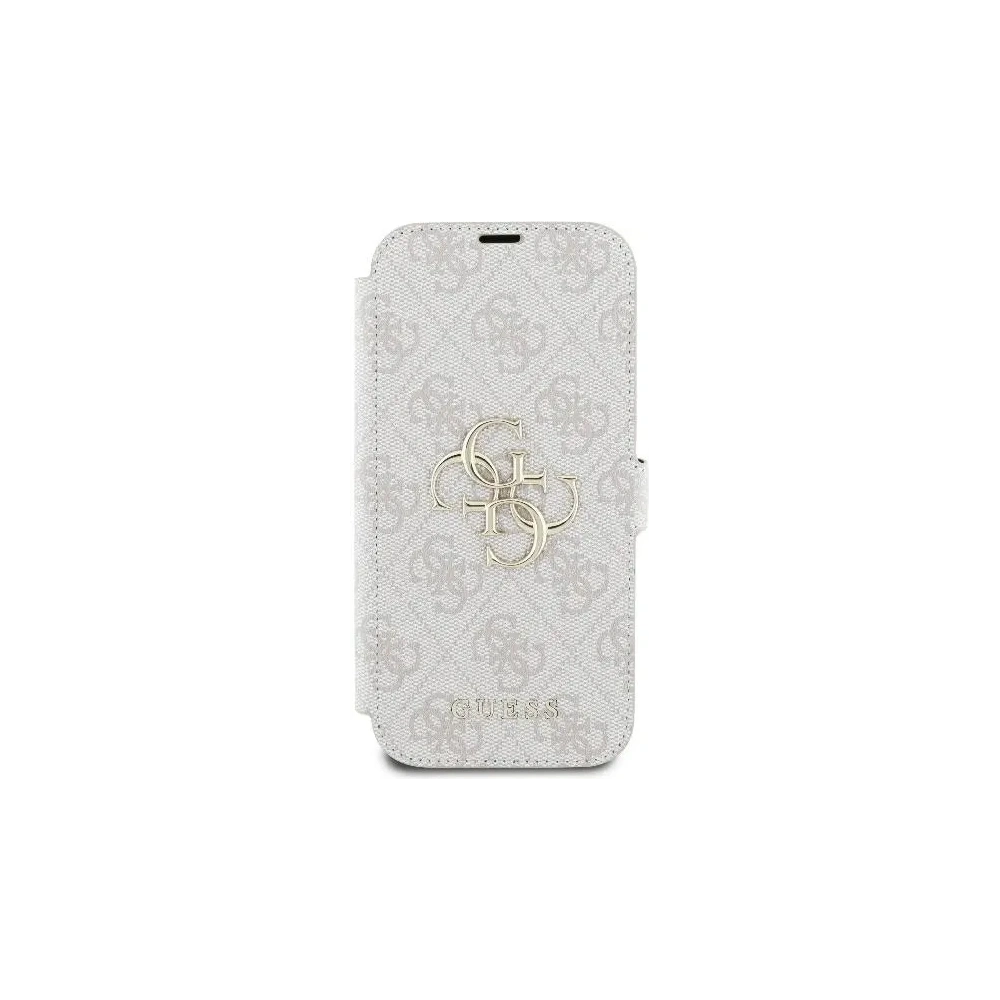 Hurtownia GSM - Guess GUBKP16L4GMGPI Apple iPhone 16 Pro könyv 4G Fém Logó rózsaszín - GUE3593 - {ean13} - Hurt