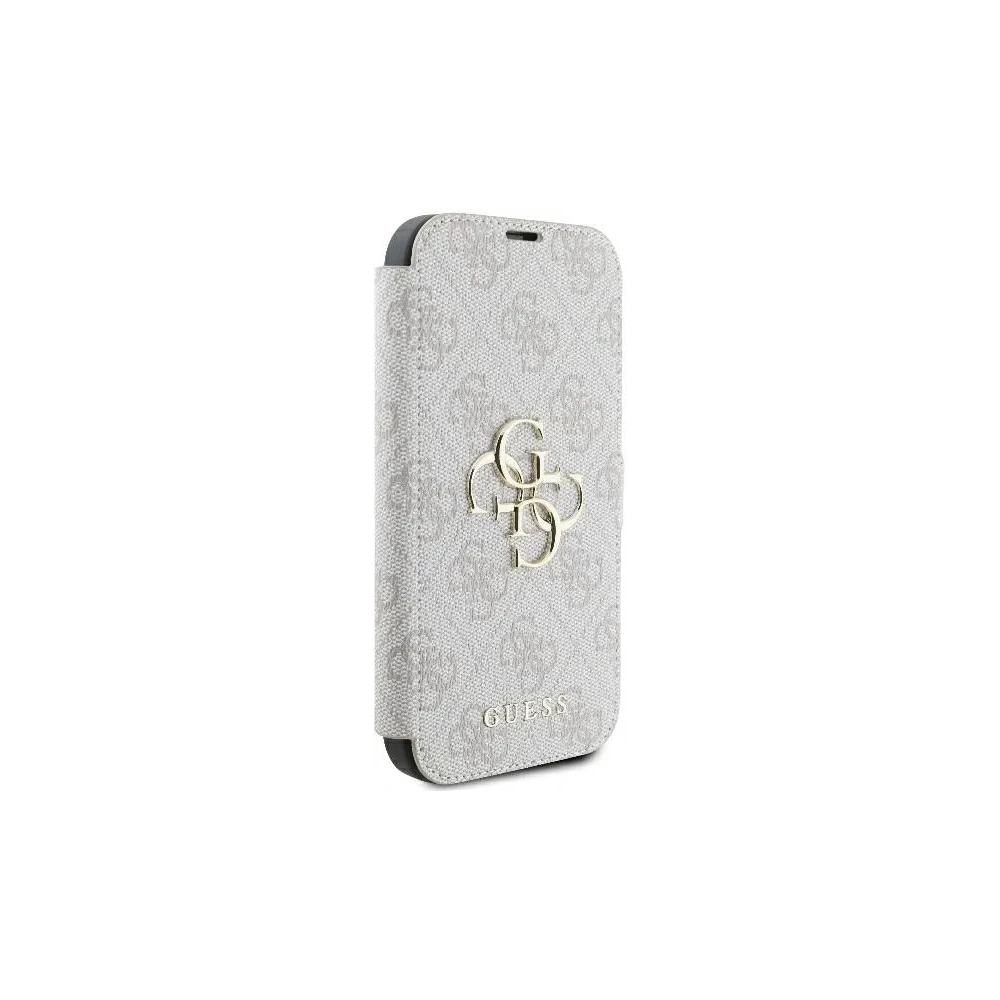 Hurtownia GSM - Guess GUBKP16L4GMGPI Apple iPhone 16 Pro könyv 4G Fém Logó rózsaszín - GUE3593 - {ean13} - Hurt