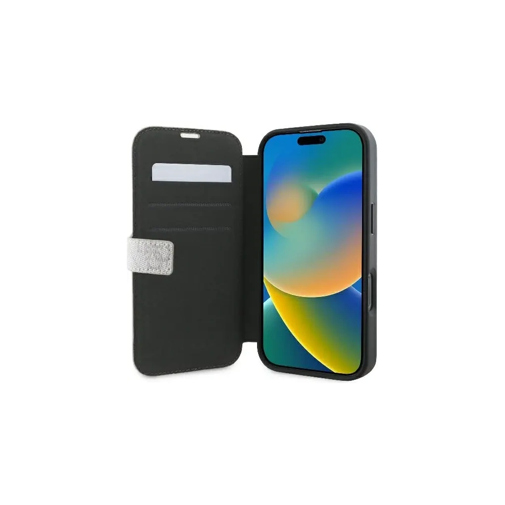 Hurtownia GSM - Guess GUBKP16L4GMGPI Apple iPhone 16 Pro könyv 4G Fém Logó rózsaszín - GUE3593 - {ean13} - Hurt