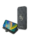 Guess GUBKP16M4GMGGR Apple iPhone 16 Plus carte 4G Metal Logo negru - iPhone 16 Plus - Guess