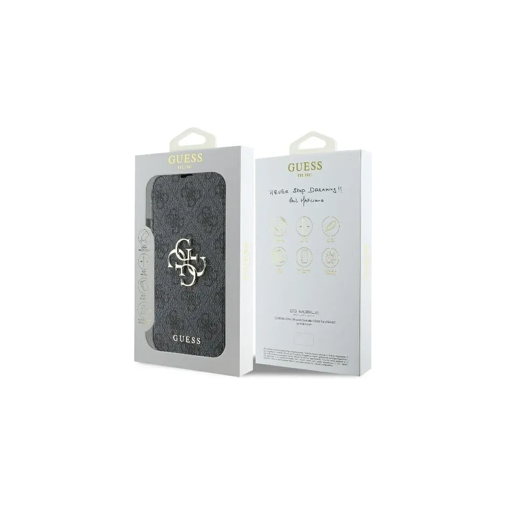 Hurtownia GSM - Guess GUBKP16M4GMGGR Apple iPhone 16 Plus carte 4G Metal Logo negru - GUE3595 - {ean13} - Hurt