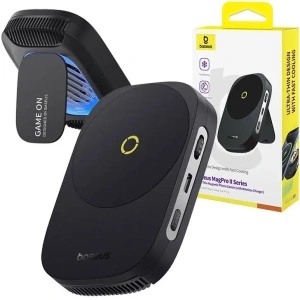 Hurtownia GSM - Baseus suport de răcire ultra-subțire MagPro II cu încărcător 15W (negru) - BSU8866 - {ean13} - Hurt