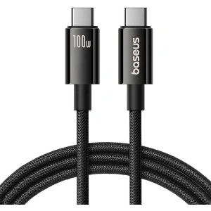 Hurtownia GSM - Baseus Tungsten Gold USB-C / USB-C Kabel 100W 1.5m (schwarz) - BSU8867 - {ean13} - Hurt