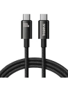 Baseus Tungsten Gold USB-C / USB-C kábel 100W 1.5m (fekete) - USB-C - USB-C - Baseus