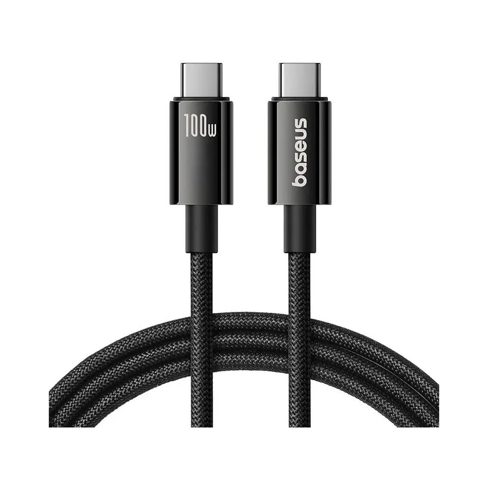 Hurtownia GSM - Baseus Tungsten Gold USB-C / USB-C Kabel 100W 1.5m (schwarz) - BSU8867 - {ean13} - Hurt