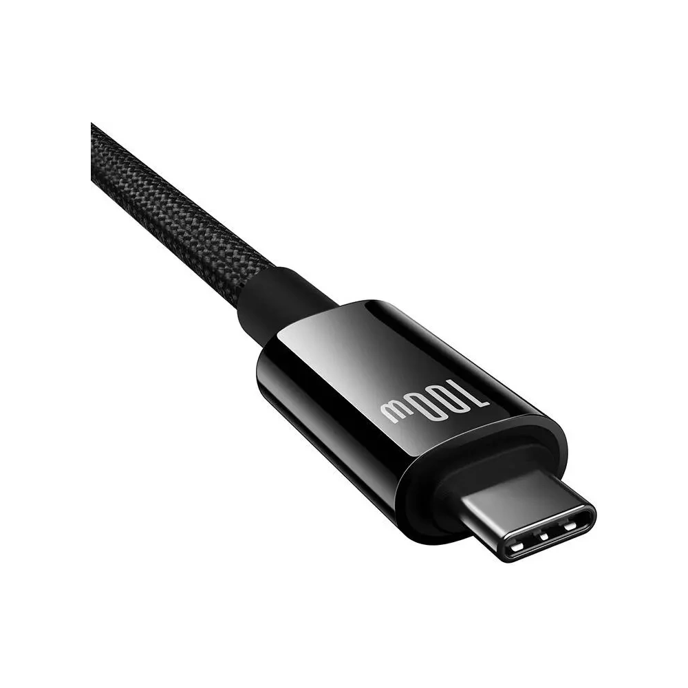 Hurtownia GSM - Baseus Tungsten Gold USB-C / USB-C Kabel 100W 1.5m (schwarz) - BSU8867 - {ean13} - Hurt