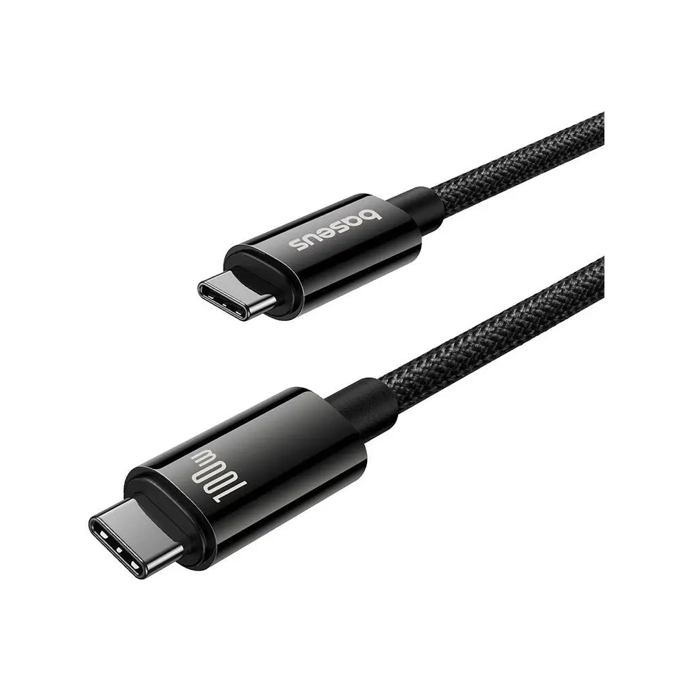 Hurtownia GSM - Baseus Tungsten Gold USB-C / USB-C Kabel 100W 1.5m (schwarz) - BSU8867 - {ean13} - Hurt
