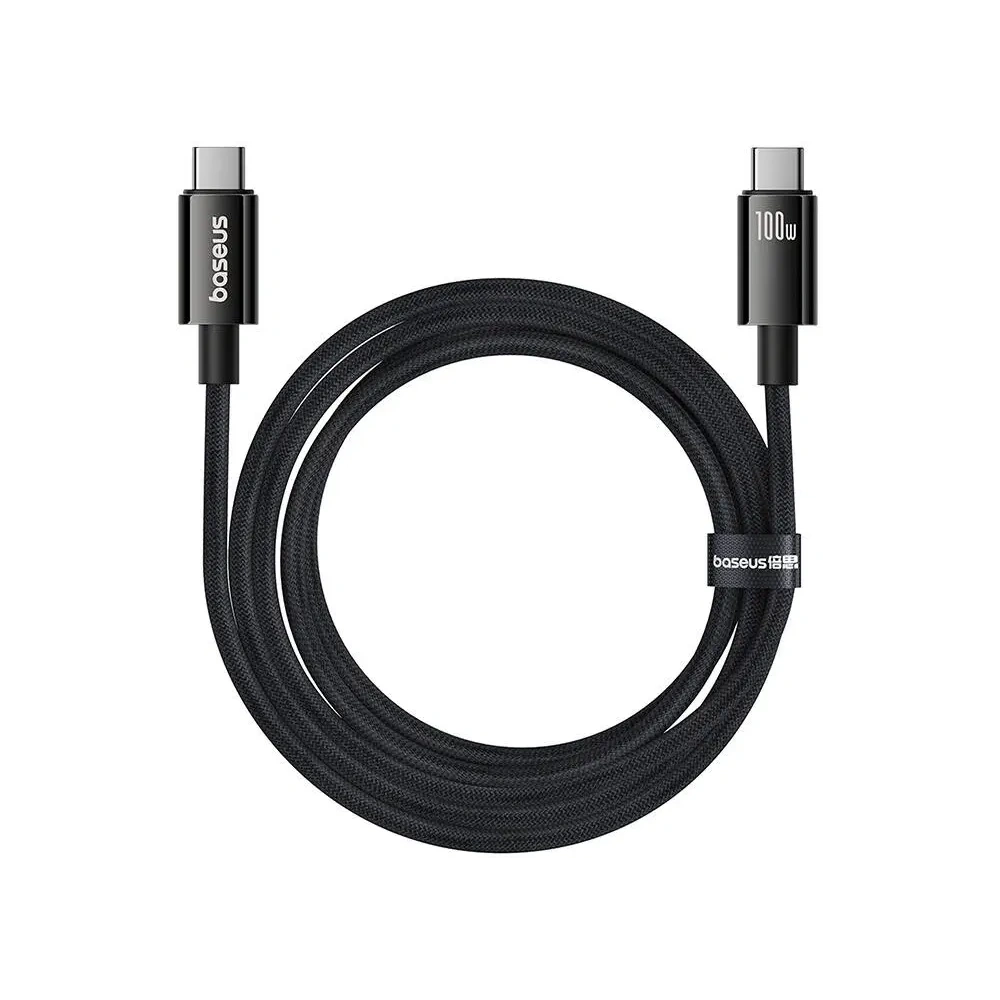 Hurtownia GSM - Baseus Tungsten Gold USB-C / USB-C Kabel 100W 1.5m (schwarz) - BSU8867 - {ean13} - Hurt
