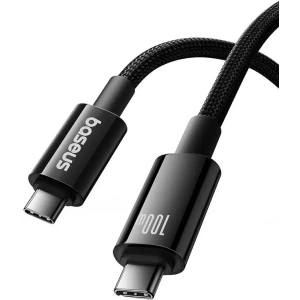 Hurtownia GSM - Baseus Tungsten Gold USB-C / USB-C Kabel 100W 1.5m (schwarz) - BSU8867 - {ean13} - Hurt