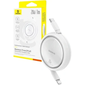 Hurtownia GSM - Baseus Free2Pull USB-C / Lightning-Kabel 20W 1m (weiß) - BSU8868 - {ean13} - Hurt