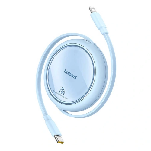 Kabel Baseus Free2Pull USB-C / Lightning 20W 1m (niebieski) - USB-C - Lightning - Baseus