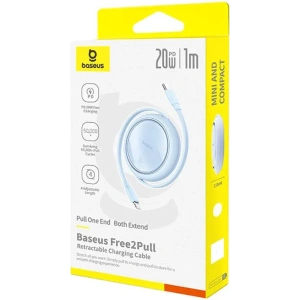 Hurtownia GSM - Baseus Free2Pull USB-C / Lightning-Kabel 20W 1m (blau) - BSU8869 - {ean13} - Hurt