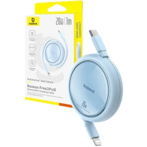 Hurtownia GSM - Baseus Free2Pull USB-C / Lightning-Kabel 20W 1m (blau) - BSU8869 - {ean13} - Hurt