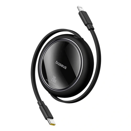 Kabel Baseus Free2Pull USB-C / Lightning 20W 1m (czarny) - USB-C - Lightning - Baseus