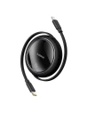 Baseus Free2Pull USB-C / Lightning kábel 20W 1m (fekete) - USB-C - Lightning - Baseus