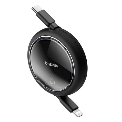 Kabel Baseus Free2Pull USB-C / Lightning 20W 1m (czarny) - USB-C - Lightning - Baseus