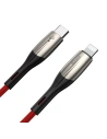 Hurtownia GSM - Kabel USB-C do Lightning Baseus Horizontal Power Delivery, dioda LED, 1m (czerwony) - BSU984RED - {ean13} - Hurt