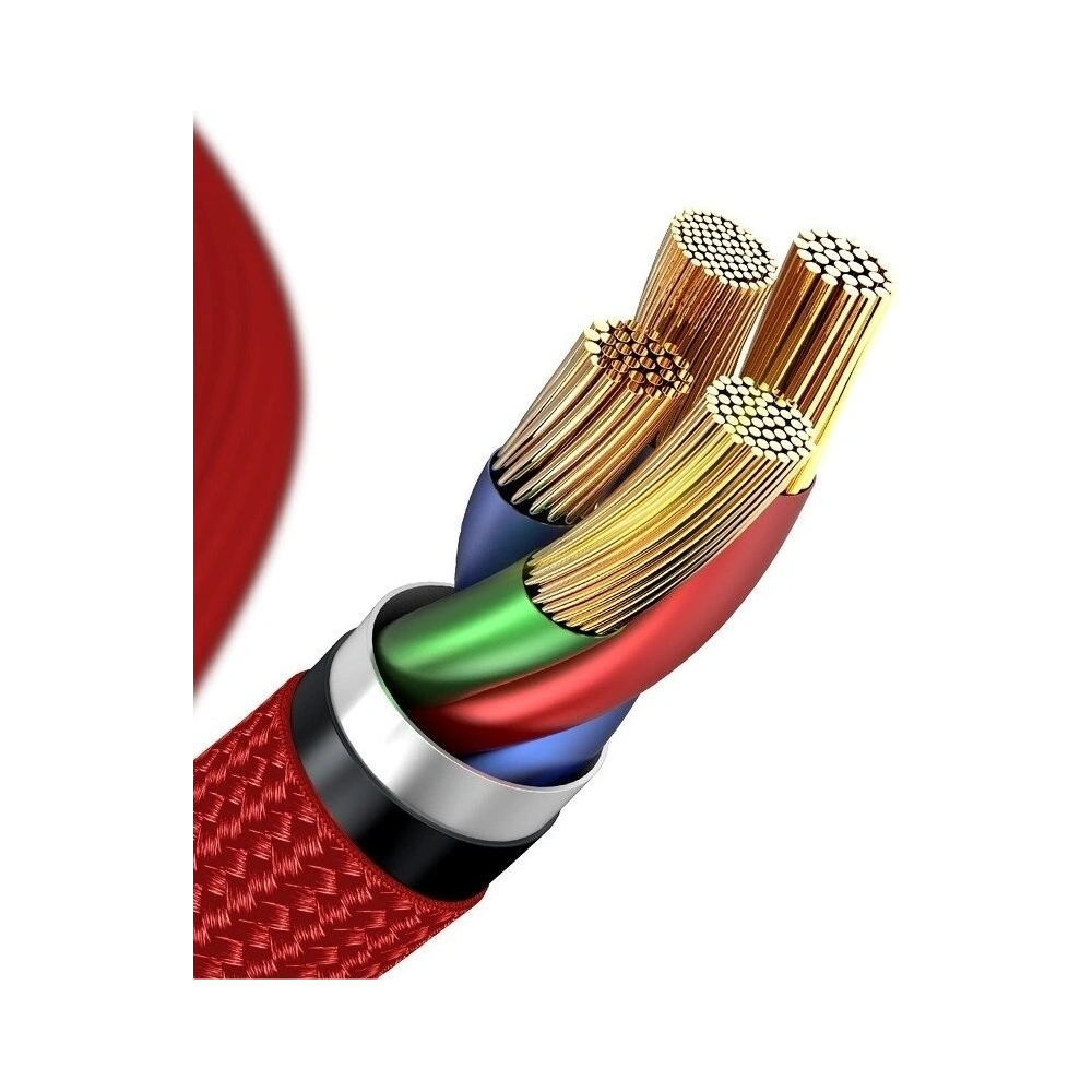 Hurtownia GSM - Kabel USB-C do Lightning Baseus Horizontal Power Delivery, dioda LED, 1m (czerwony) - BSU984RED - {ean13} - Hurt