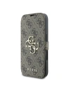 Hurtownia GSM - Etui Guess GUBKP16S4GMGBR Apple iPhone 16 book 4G Metal Logo brązowy - GUE3597 - {ean13} - Hurt