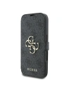 Hurtownia GSM - Etui Guess GUBKP16S4GMGGR Apple iPhone 16 book 4G Metal Logo czarny - GUE3598 - {ean13} - Hurt