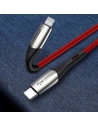 Hurtownia GSM - Kabel USB-C do Lightning Baseus Horizontal Power Delivery, dioda LED, 1m (czerwony) - BSU984RED - {ean13} - Hurt