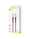 Hurtownia GSM - Kabel USB-C do Lightning Baseus Horizontal Power Delivery, dioda LED, 1m (czerwony) - BSU984RED - {ean13} - Hurt
