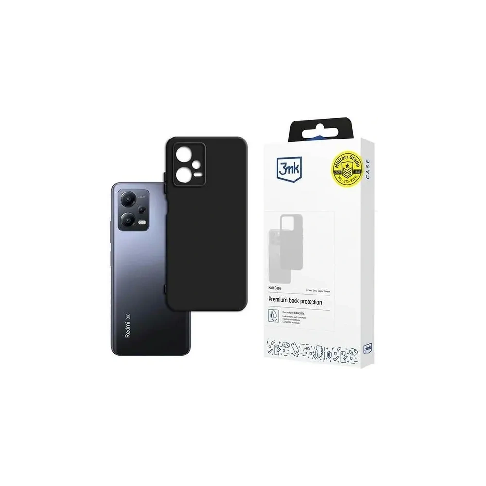 Hurtownia GSM - 3MK Matt tok Xiaomi Redmi Note 12 Pro+ Plus fekete - 3MK15482 - {ean13} - Hurt