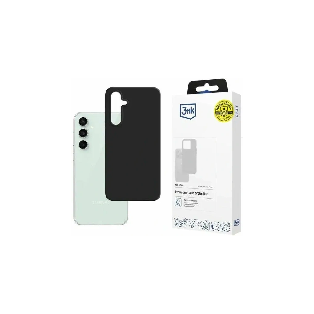 Hurtownia GSM - Etui 3MK Matt Case Samsung Galaxy S23 FE czarny - 3MK15483 - {ean13} - Hurt