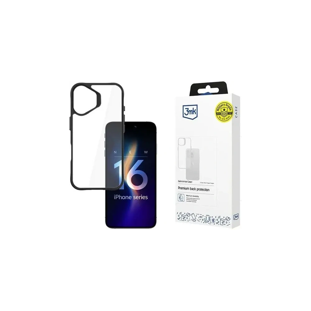Hurtownia GSM - 3MK Carcasă SatinArmor+ pentru Apple iPhone 16 Plus - 3MK15485 - {ean13} - Hurt