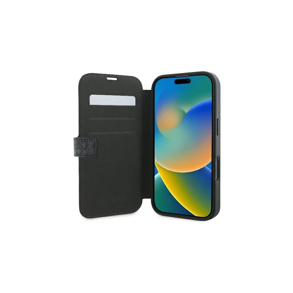 Hurtownia GSM - Guess GUBKP16X4GMGGR Apple iPhone 16 Pro Max Buch 4G Metall-Logo schwarz - GUE3601 - {ean13} - Hurt