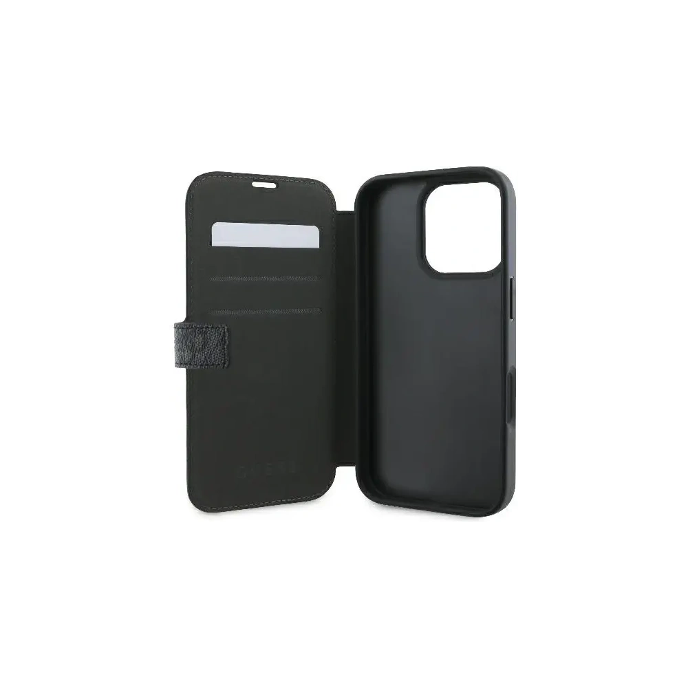 Hurtownia GSM - Guess GUBKP16X4GMGGR Apple iPhone 16 Pro Max Buch 4G Metall-Logo schwarz - GUE3601 - {ean13} - Hurt