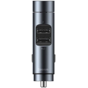 Hurtownia GSM - Transmiter FM Baseus Energy Column, Bluetooth 5.0, 2x USB, 3.1A (szary) - BSU988GRY - {ean13} - Hurt
