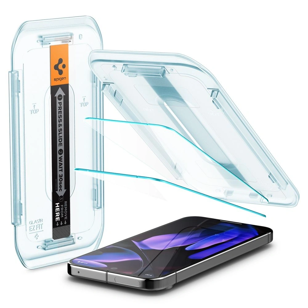 Hurtownia GSM - Szkło hartowane Spigen GLAS.tR ez Fit Google Pixel 9 / 9 Pro Clear [2 PACK] - SPN16348 - {ean13} - Hurt