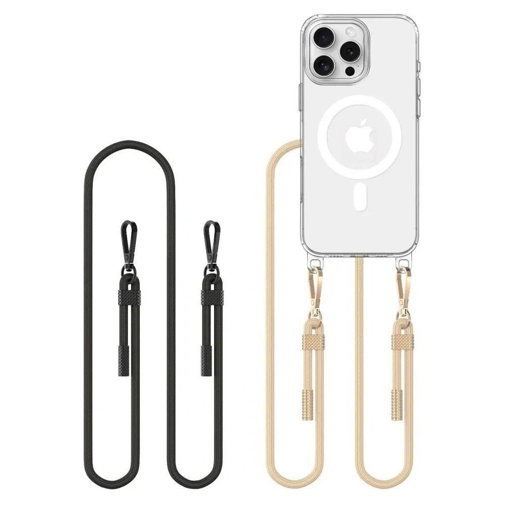 Hurtownia GSM - Etui Tech-Protect Flexair Chain MagSafe Apple iPhone 16 Pro Max Black & Taupe - THP3153 - {ean13} - Hurt