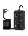 Hurtownia GSM - Tech-Protect PC3X6 Áramellátó 3xUSB-A, 3xUSB-C, 3xAC 200cm Fekete - THP3154 - {ean13} - Hurt