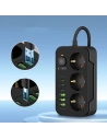 Hurtownia GSM - Tech-Protect PC3X6 Áramellátó 3xUSB-A, 3xUSB-C, 3xAC 200cm Fekete - THP3154 - {ean13} - Hurt